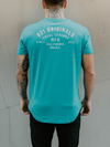 MFG DROP-CUT T-SHIRT - TEAL