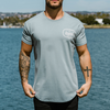 MECHANIX DROP-CUT T-SHIRT - STORM BLUE