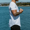 MECHANIX DROP-CUT T-SHIRT - WHITE