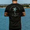 Athletic Fit Black Palm Shirt