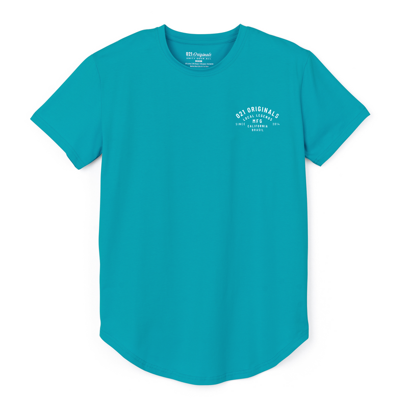 MFG DROP-CUT T-SHIRT - TEAL