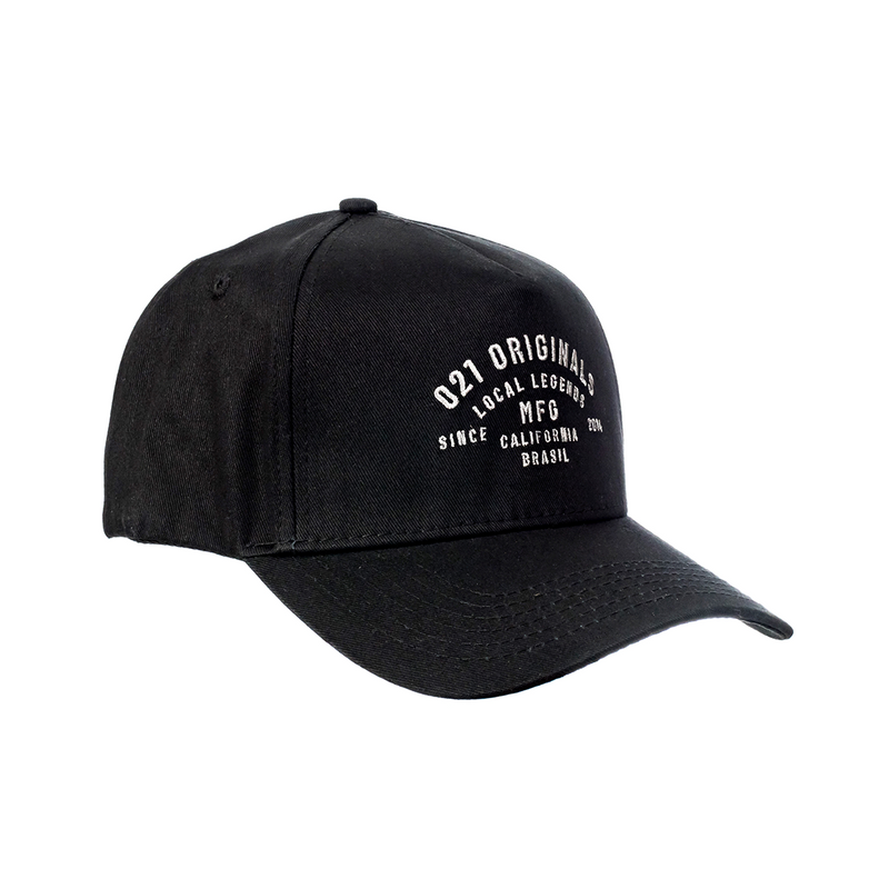 MFG A-Frame Snapback Black