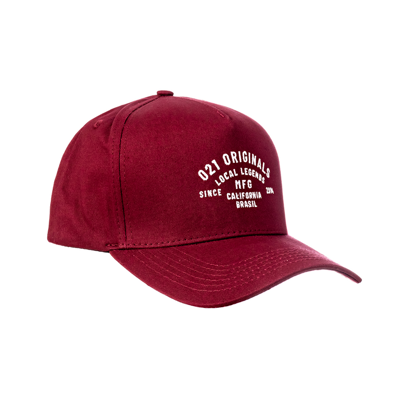 Maroon Snapback Hat