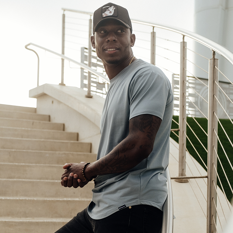 Storm Blue Tee - Soft Breathable T-Shirt for Modern Casual Storm Blue Tee - Soft Breathable T-Shirt for Modern Casual