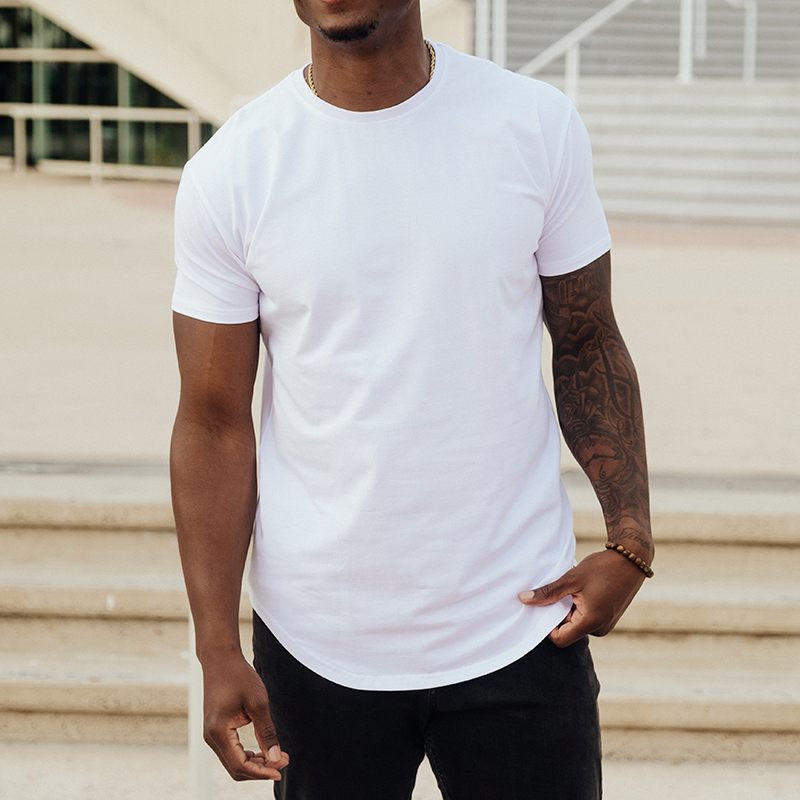 Modern White T-Shirt