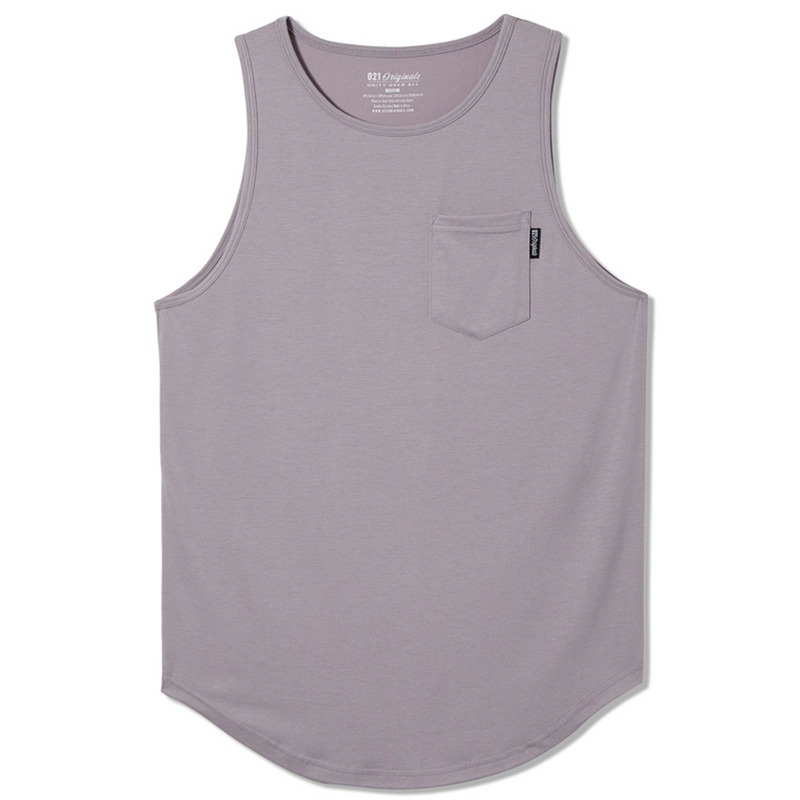021 ESSENTIAL DROP-CUT TANK - LAVENDAR