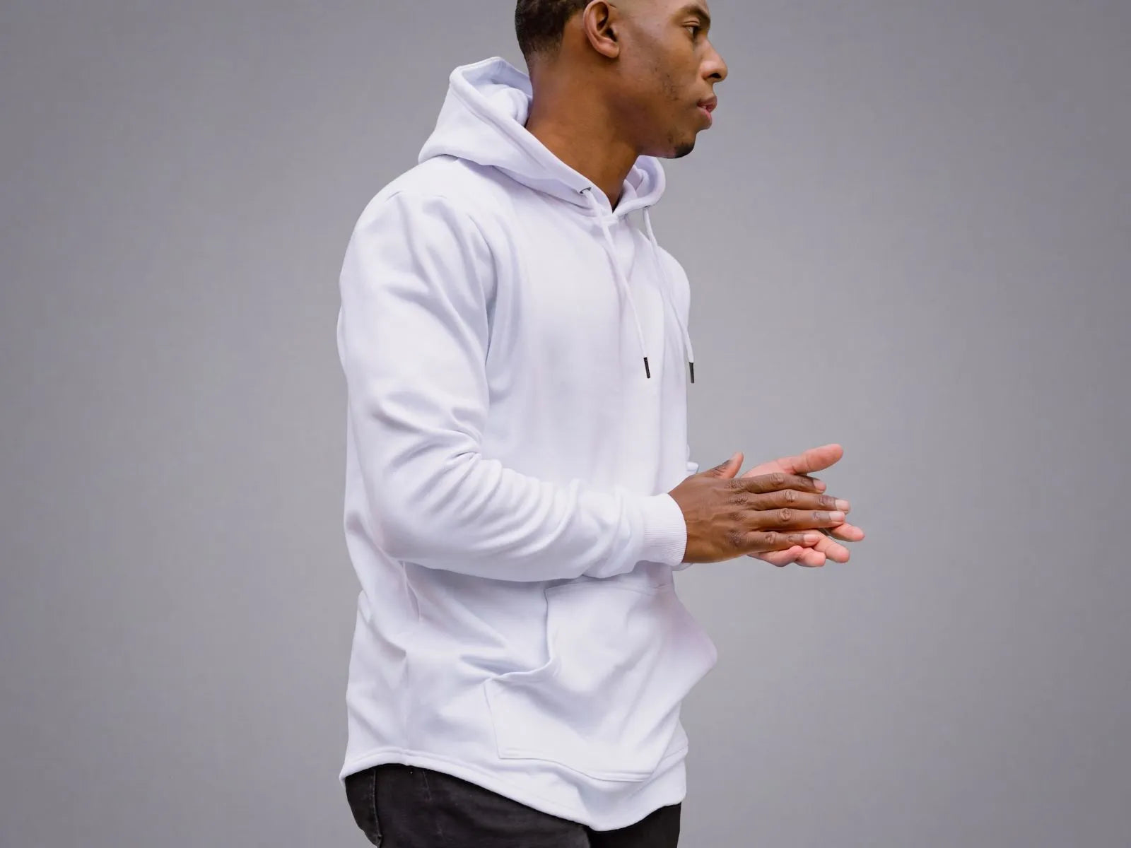 021 Originals drop-cut hoodie — the details